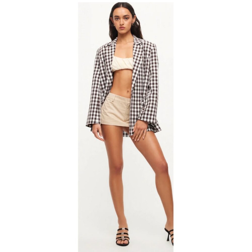 Lioness Checkered Oversized Blazer